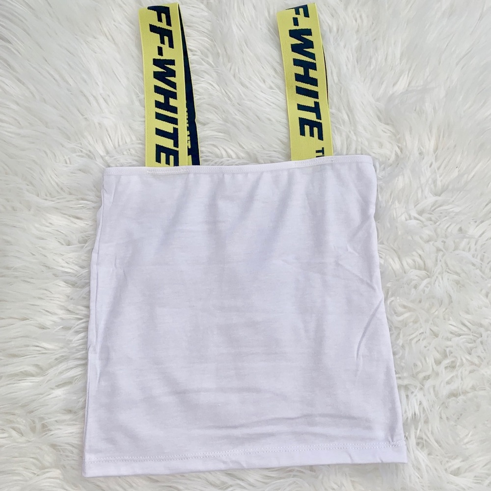Off white tube top